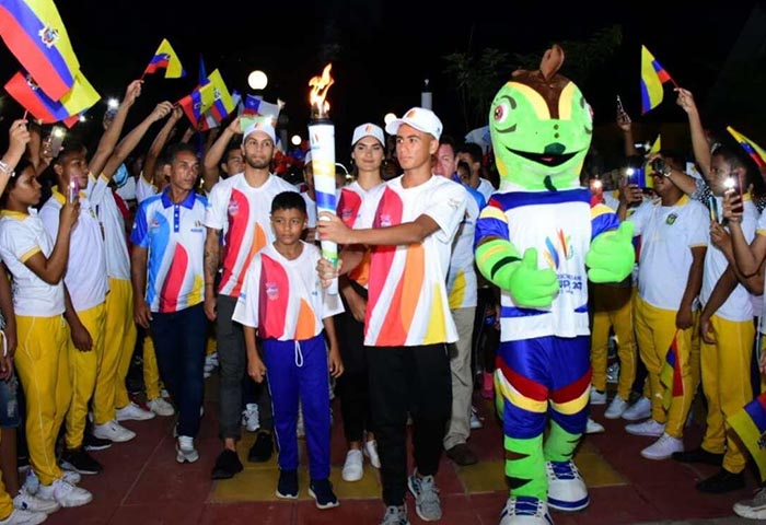 La llama Bolivariana sigue su recorrido 