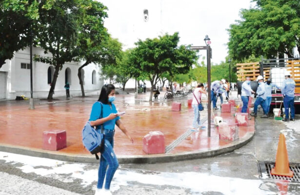 Plaza de La Catedral: quedó como una 'tacita de plata'