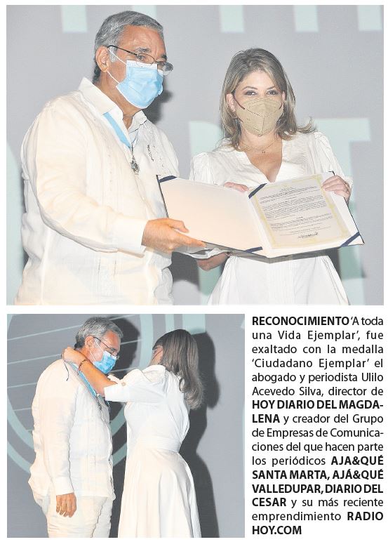 Alcaldía otorgó la condecoración 'Ciudadano Ejemplar'