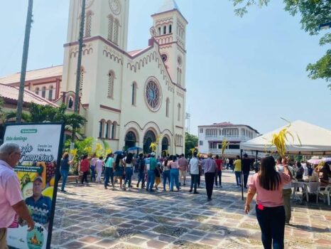 En Guamal volvieron las procesiones en la Semana Santa