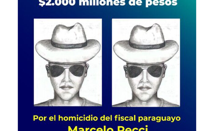Revelan retrato hablado de responsable del asesinato de fiscal paraguayo