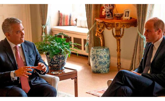 Presidente Duque y príncipe William hablan sobre cambio climático